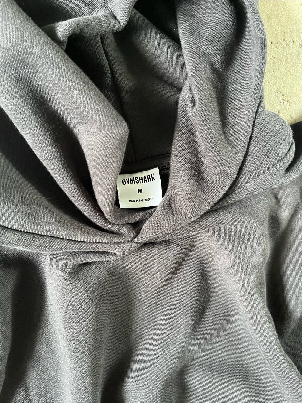 Gymshark Washed Black Hoodie for Men
